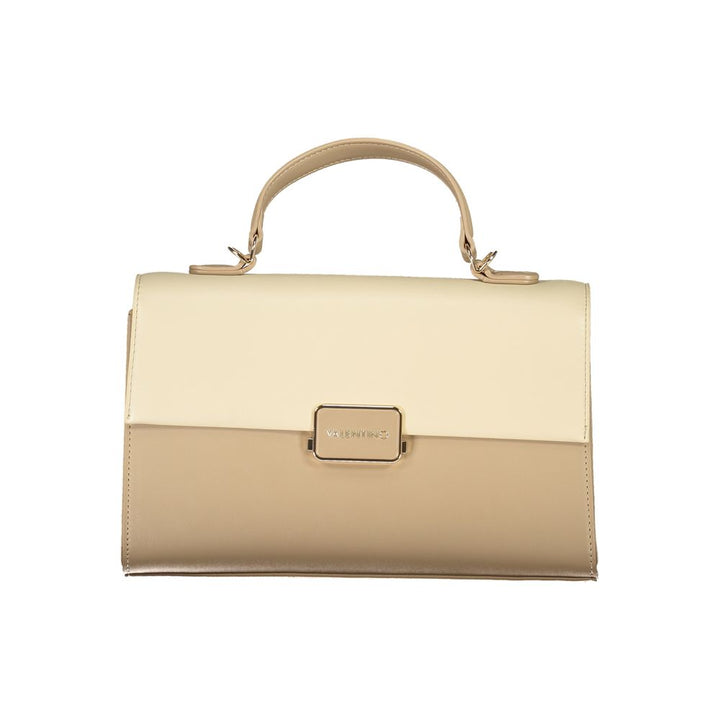 Mario Valentino Beige Polyurethane Women Handbag
