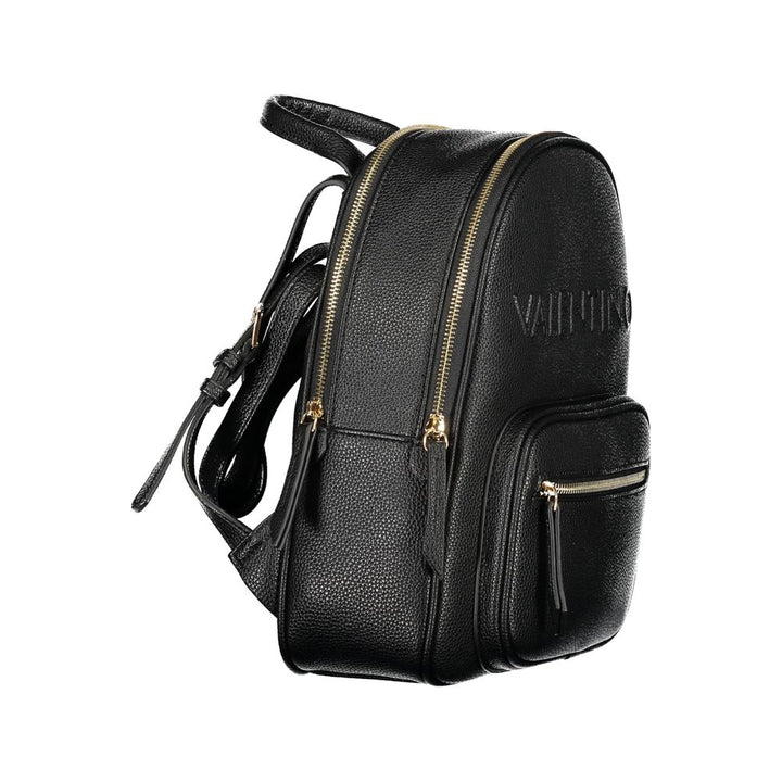 Mario Valentino Black Polyurethane Women Backpack