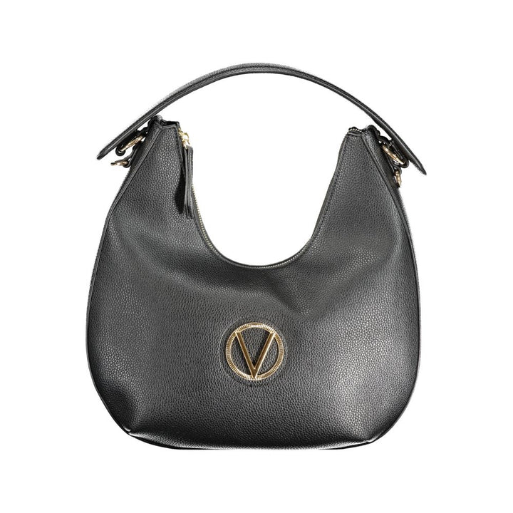 Mario Valentino Black Polyurethane Women Shoulder Bag