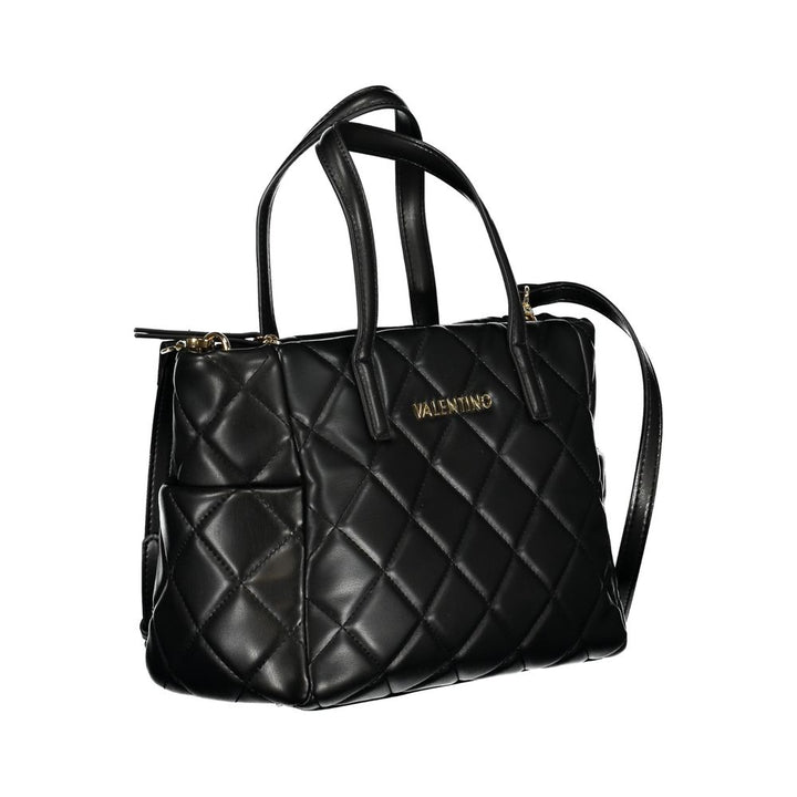 Mario Valentino Black Polyurethane Women's Handbag