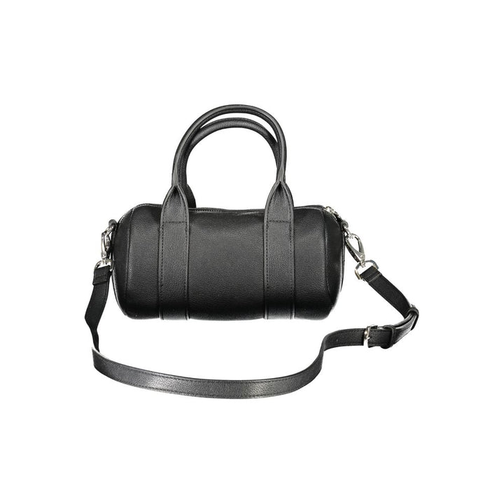 Mario Valentino Black Polyurethane Women Handbag