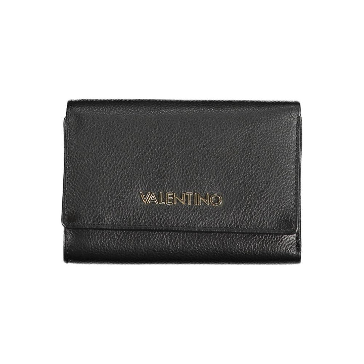 Mario Valentino Black Polyurethane Women Wallet