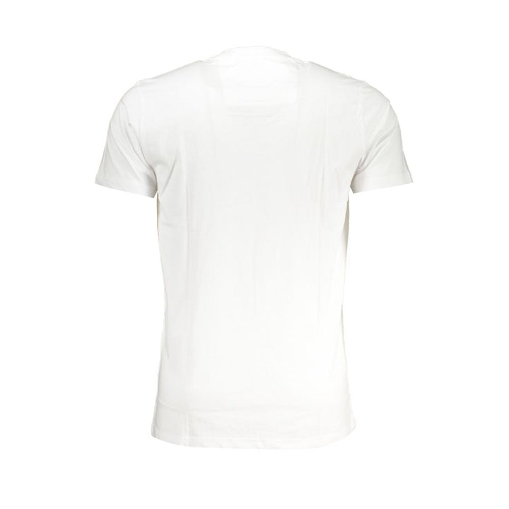 Cavalli Class Bianco Cotton Men T-Shirt