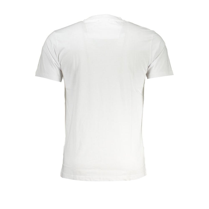 Cavalli Class Bianco Cotton Men T-Shirt