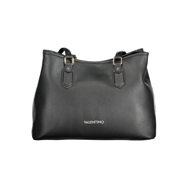 Mario Valentino Black Polyurethane Women Handbag