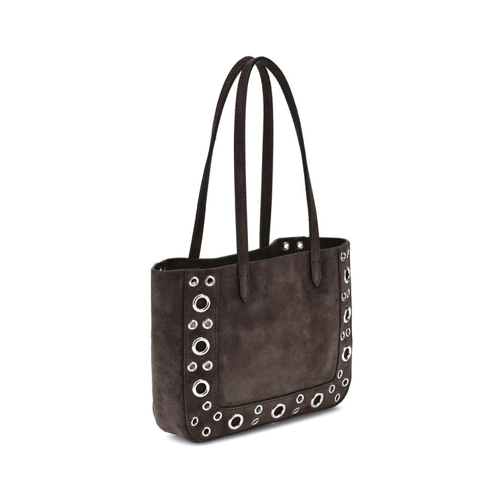 Valentino Garavani Brown Calf Leather Bos Taurus Shoulder Bag