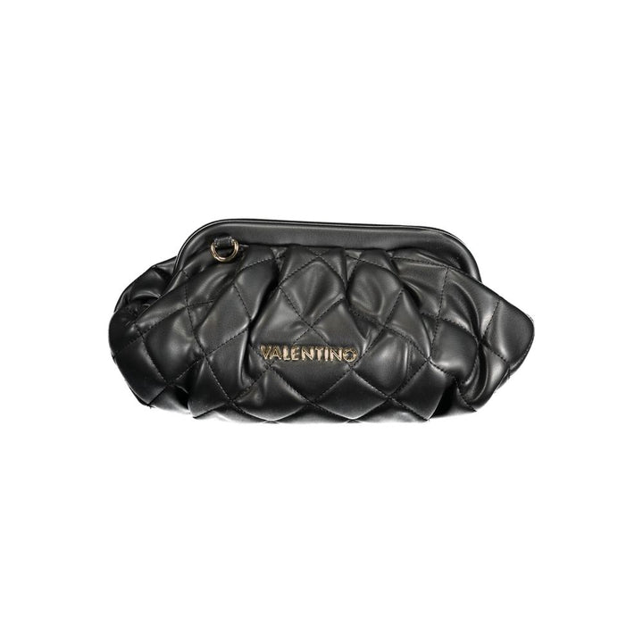 Mario Valentino Black Polyurethane Women Handbag