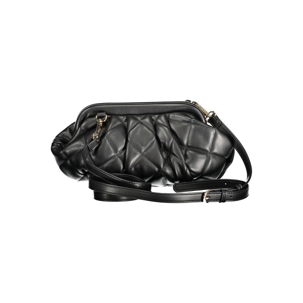 Mario Valentino Black Polyurethane Women Handbag
