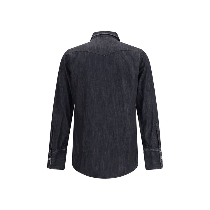 Dsquared² Black Denim Shirt