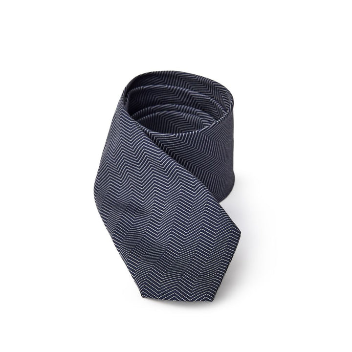 Jil Sander Blue Silk Tie