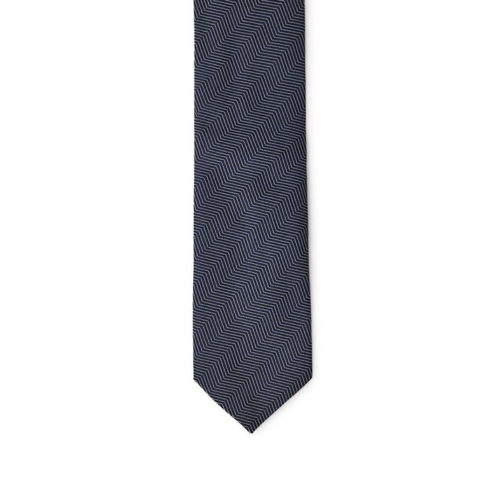 Jil Sander Blue Silk Tie