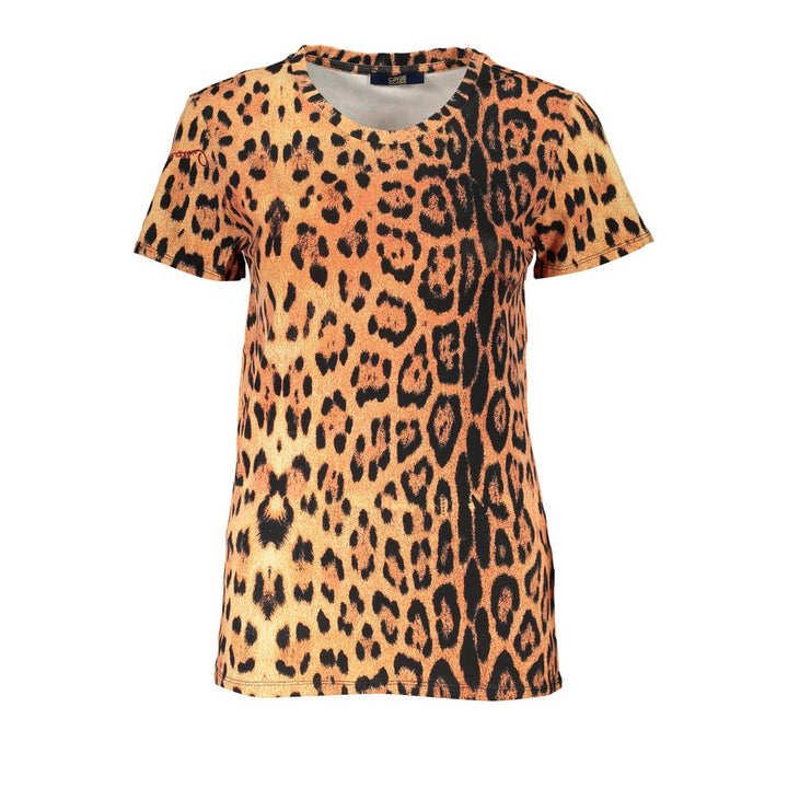 Cavalli Class Orange Cotton Women T-Shirt
