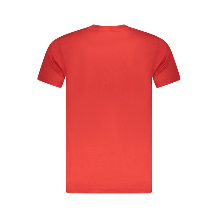 Cavalli Class Red Cotton Men T-Shirt