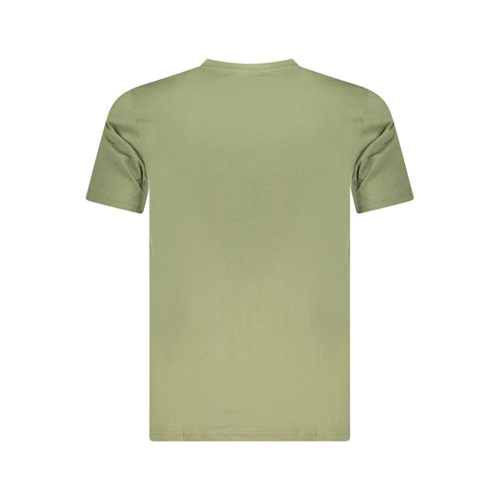 Cavalli Class Green Cotton Men T-Shirt