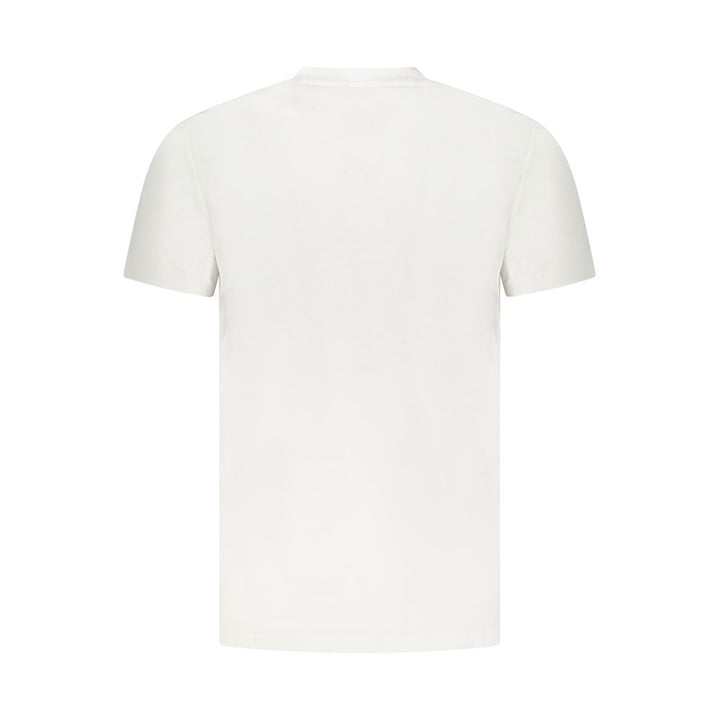 Cavalli Class White Cotton Men T-Shirt