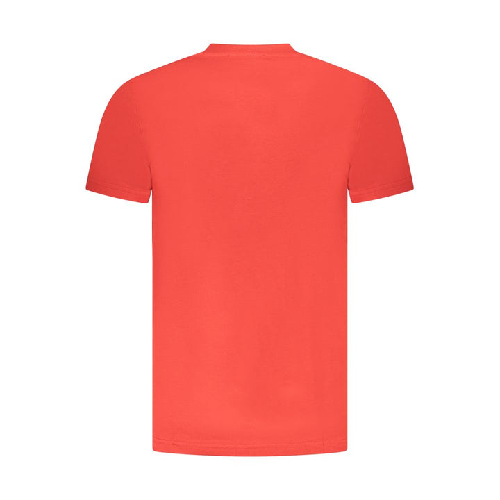 Cavalli Class Red Cotton Men T-Shirt