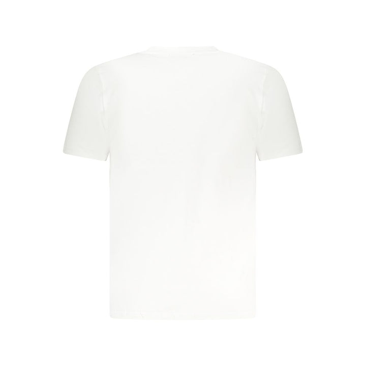 Cavalli Class Bianco Cotton Men T-Shirt