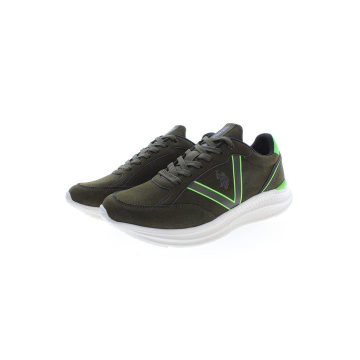 U.S. POLO ASSN. Verde Polyurethane Men Sneaker