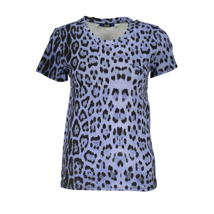 Cavalli Class Blue Cotton Women T-Shirt