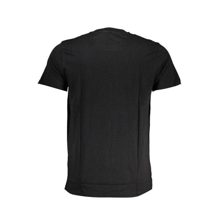 Cavalli Class Nero Cotton Men T-Shirt