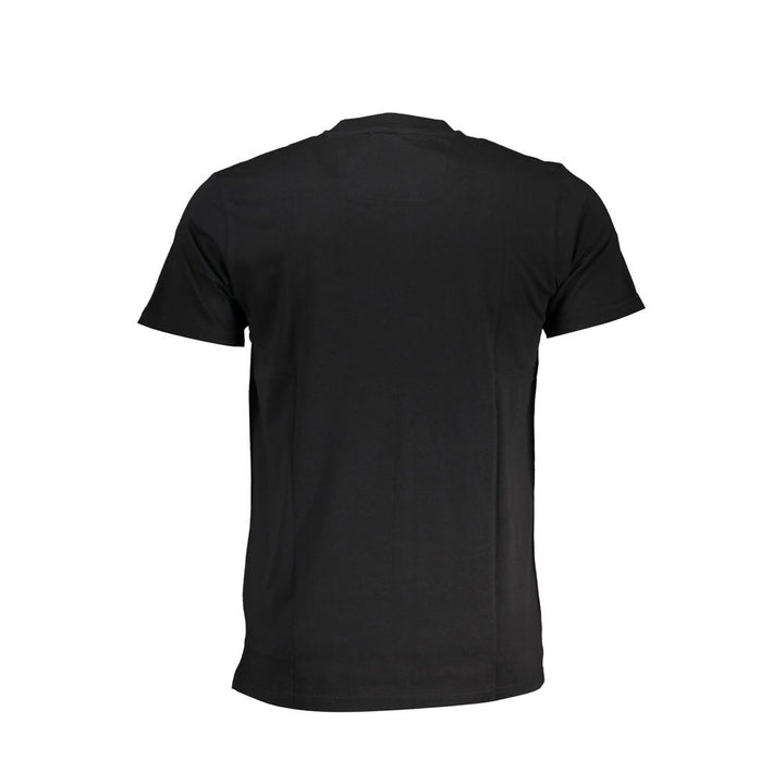Cavalli Class Black Cotton Men T-Shirt