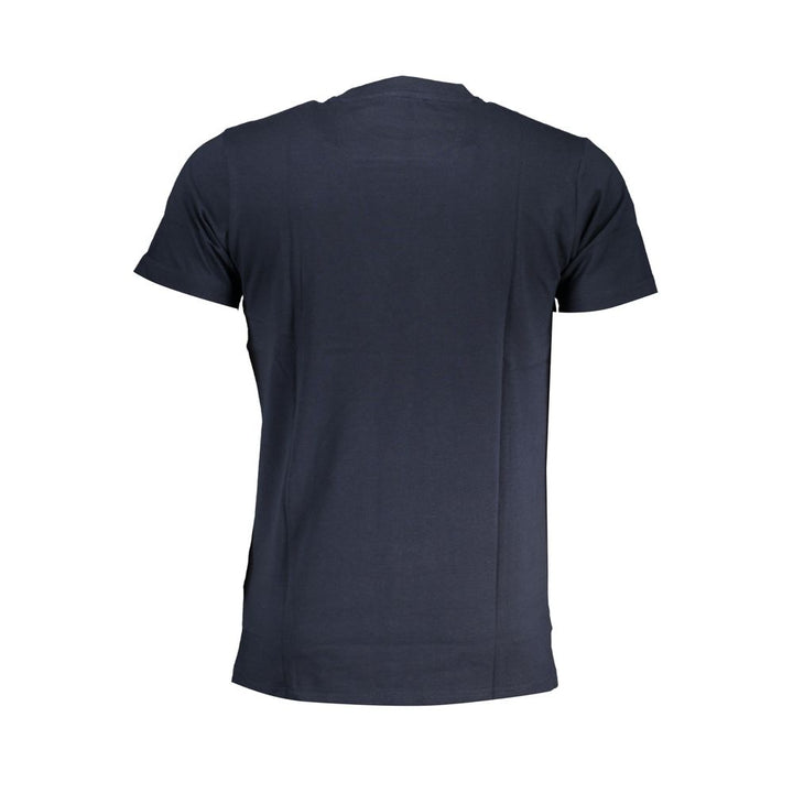 Cavalli Class Blu Cotton Men T-Shirt