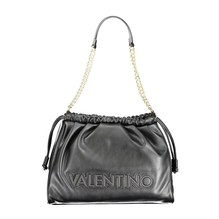 Mario Valentino Black Polyurethane Women Shoulder Bag