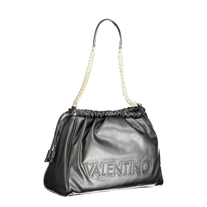 Mario Valentino Black Polyurethane Women Shoulder Bag