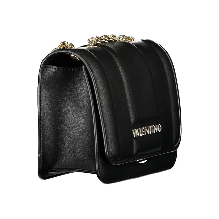 Mario Valentino Nero Polyurethane Women Shoulder Bag