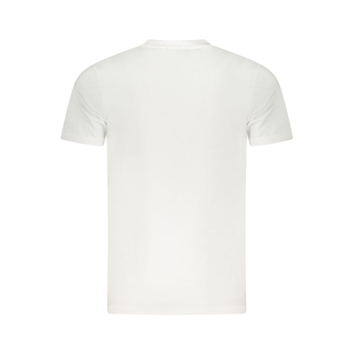 Cavalli Class White Cotton Men T-Shirt