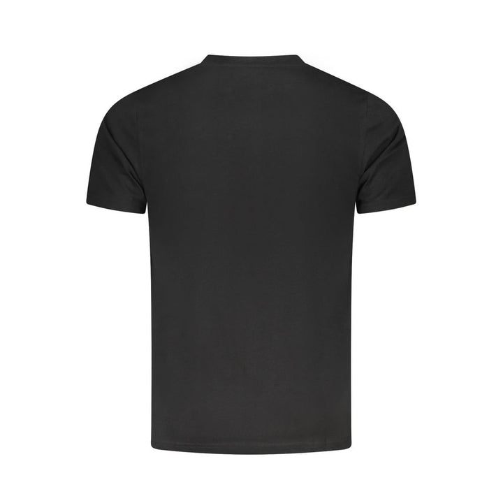 Cavalli Class Black Cotton Men T-Shirt