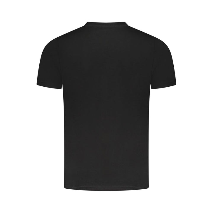 Cavalli Class Black Cotton Men T-Shirt