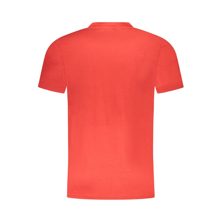Cavalli Class Red Cotton Men T-Shirt