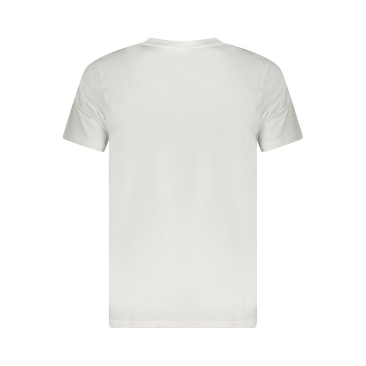 Cavalli Class White Cotton Men T-Shirt