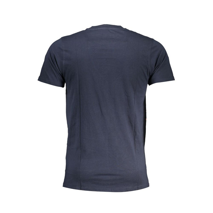 Cavalli Class Blu Cotton Men T-Shirt
