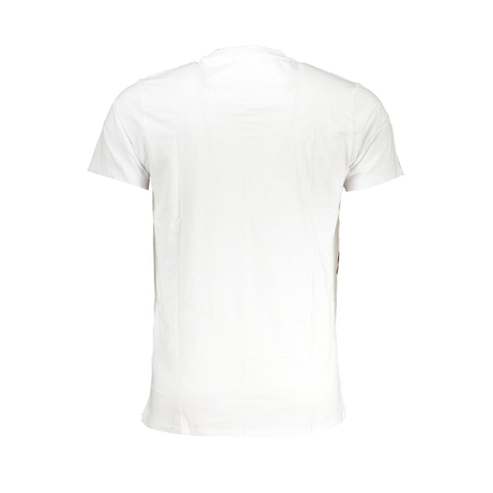Cavalli Class Bianco Cotton Mens T-Shirt