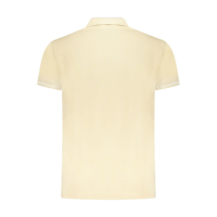 Cavalli Class Beige Cotton Men Polo Shirt
