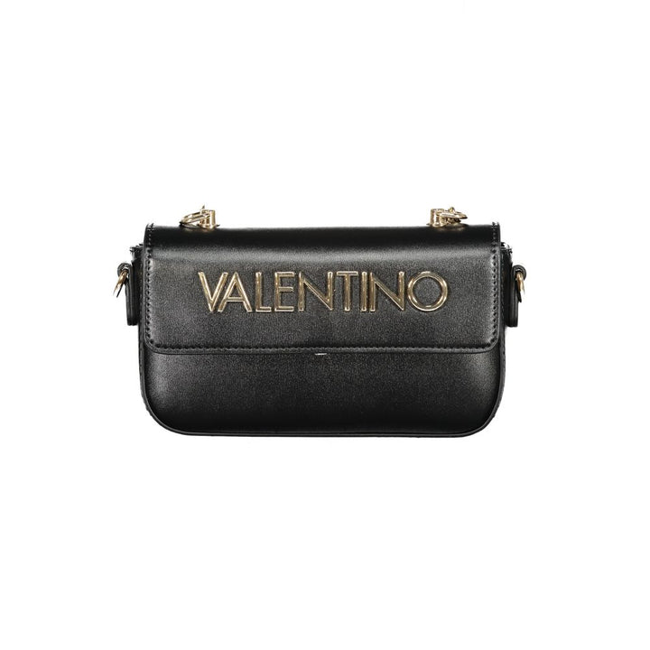 Mario Valentino Nero Polyurethane Women Shoulder Bag