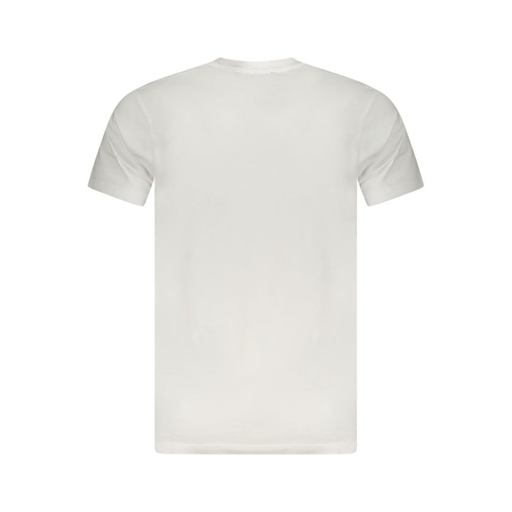 Cavalli Class White Cotton Men T-Shirt