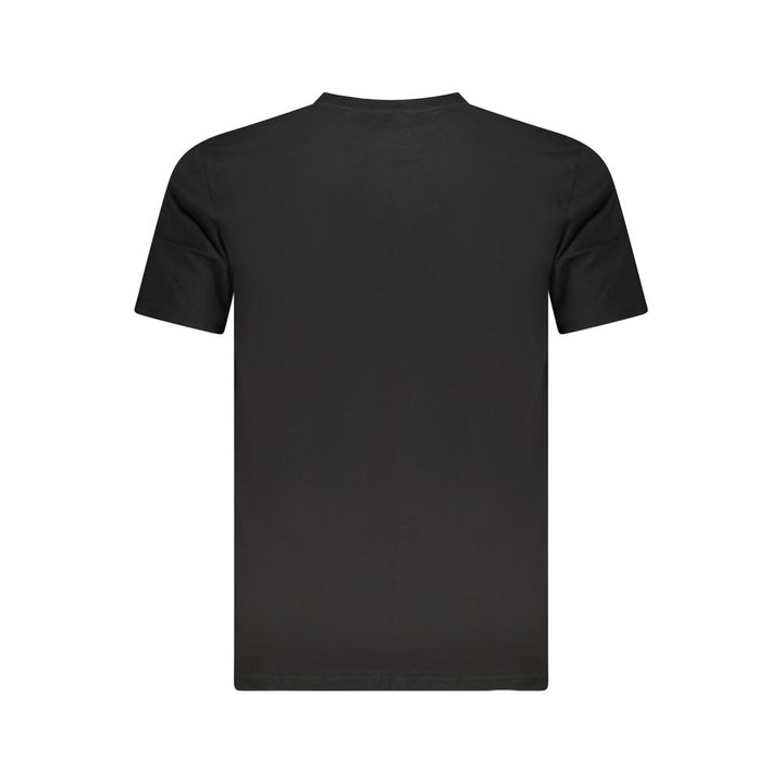 Cavalli Class Black Cotton Men T-Shirt