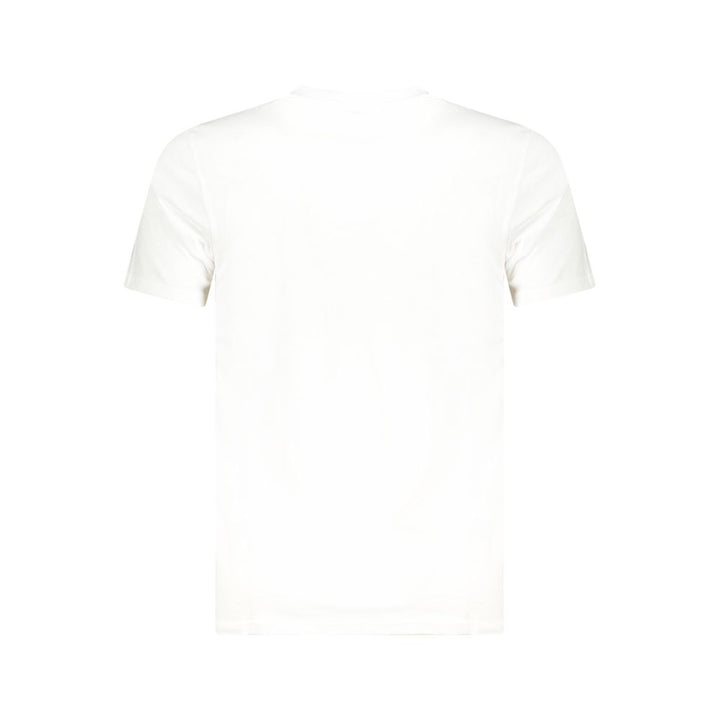 Cavalli Class White Cotton Men T-Shirt