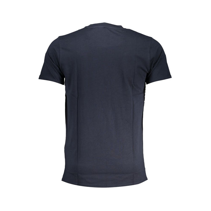 Cavalli Class Blue Cotton Men T-Shirt