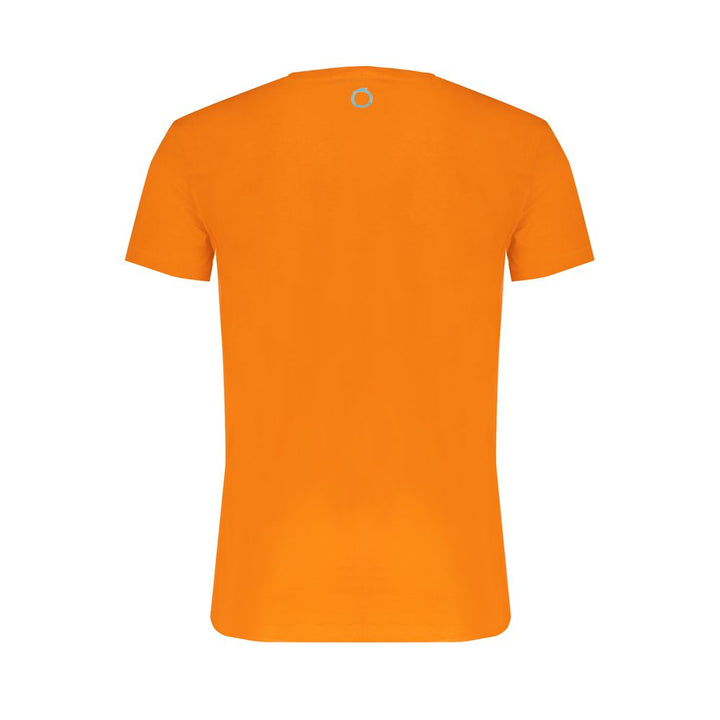Trussardi Arancione Cotton Men T-Shirt