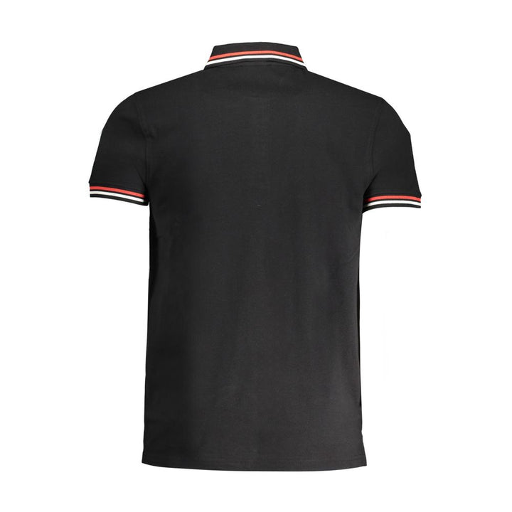 Cavalli Class Black Cotton Men's Polo Shirt