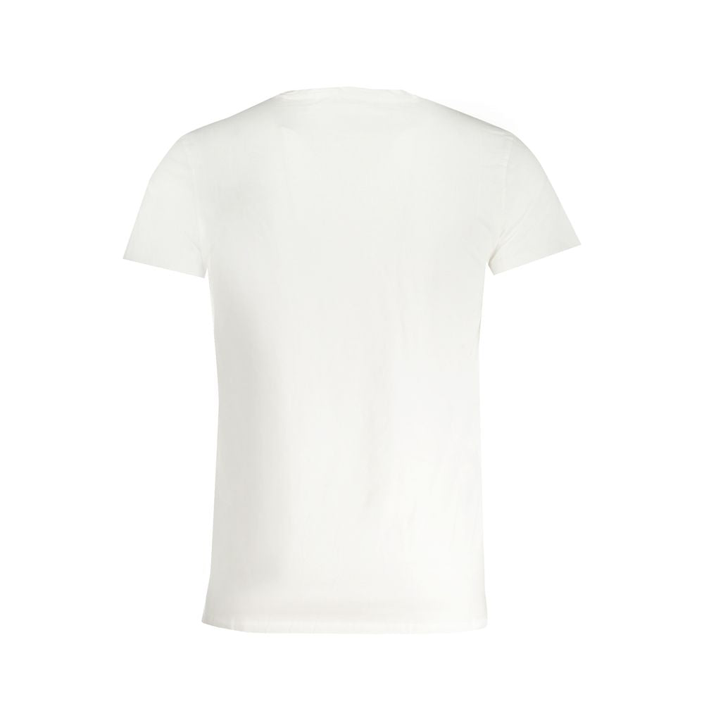 Trussardi White Cotton Men T-Shirt