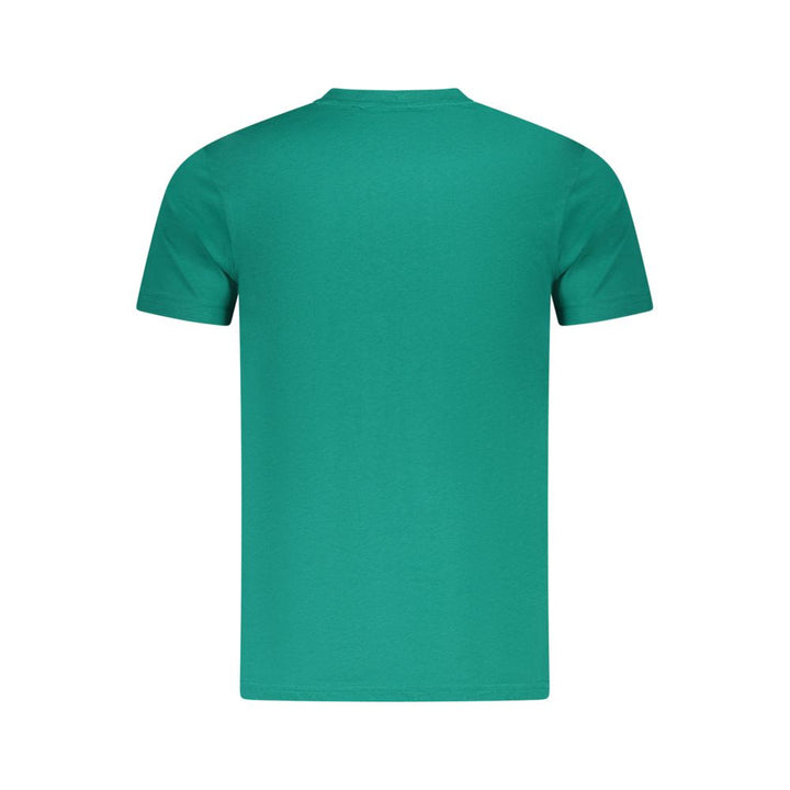 Cavalli Class Green Cotton Men T-Shirt