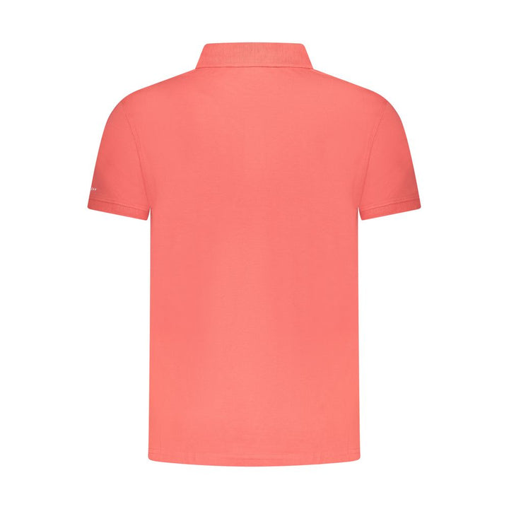 Trussardi Pink Cotton Men Polo Shirt