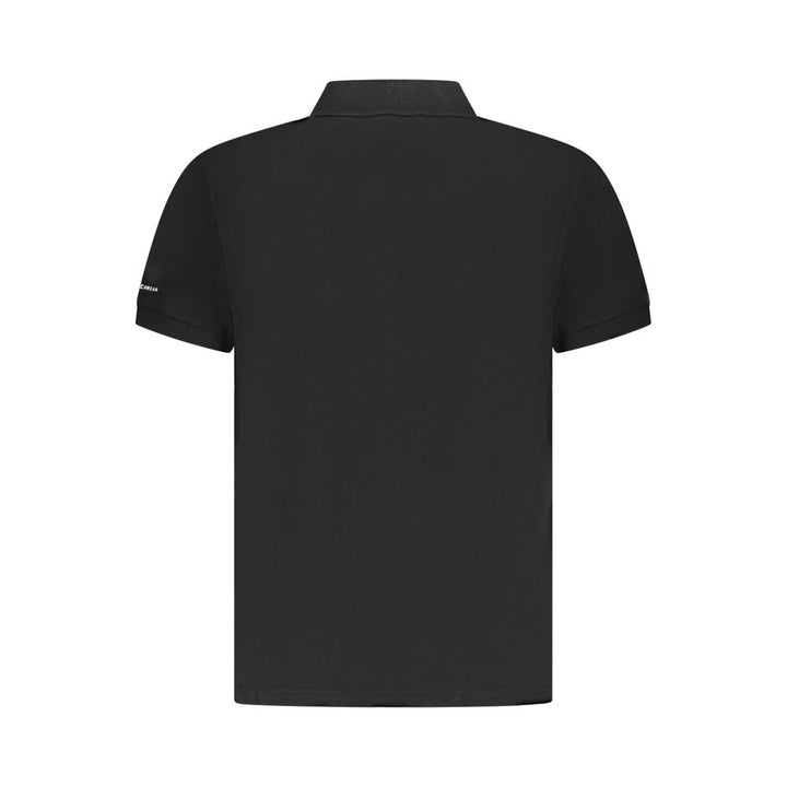 Trussardi Black Cotton Men Polo Shirt