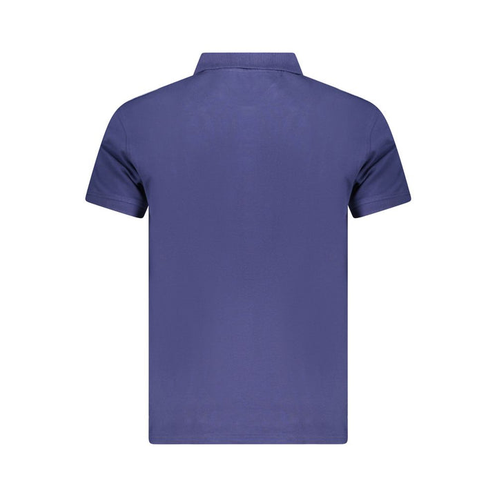 Cavalli Class Blue Cotton Men Polo Shirt