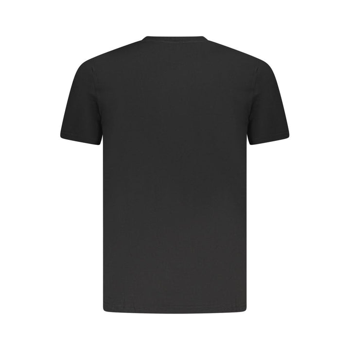 Cavalli Class Black Cotton Men T-Shirt